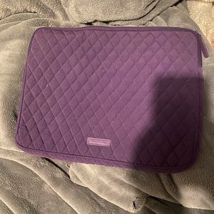 Purple vera bradley laptop holder